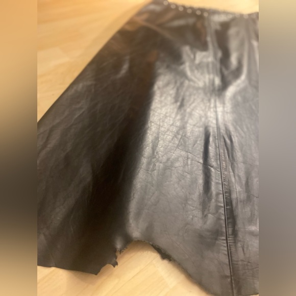 Leather studded maxi skirt - Picture 11 of 16